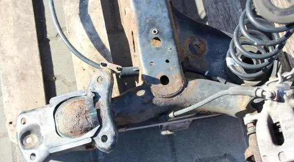 Seat Leon (5F) Rear axle beam 5Q0501049E