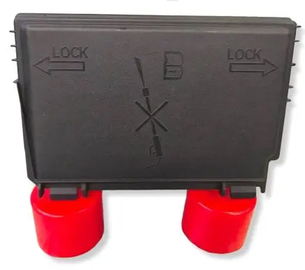 Opel Corsa D Fuse box cover 13246936