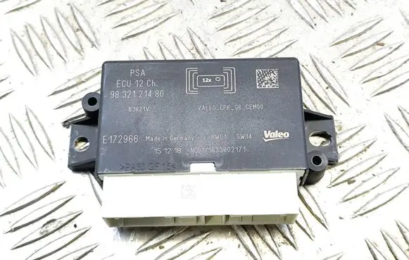 Peugeot 508 II Parking PDC control unit/module 9832121480 E172966 63821V