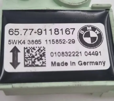 BMW X5 E70 Airbag deployment crash/impact sensor 9118167 65779118167 11585229