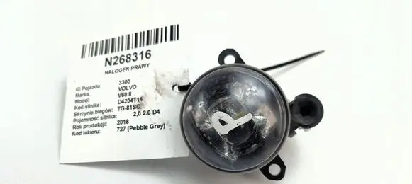 Volvo V60 Front fog light 31677940