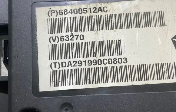 Dodge Durango Other control units/modules 68400512AC 63270