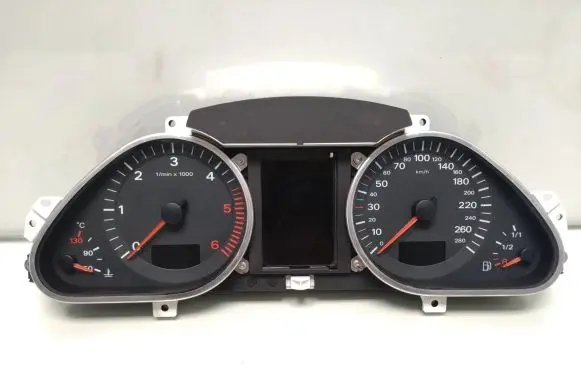 Audi A6 S6 C6 4F Speedometer (instrument cluster) 4F0920901G 4F0910900C