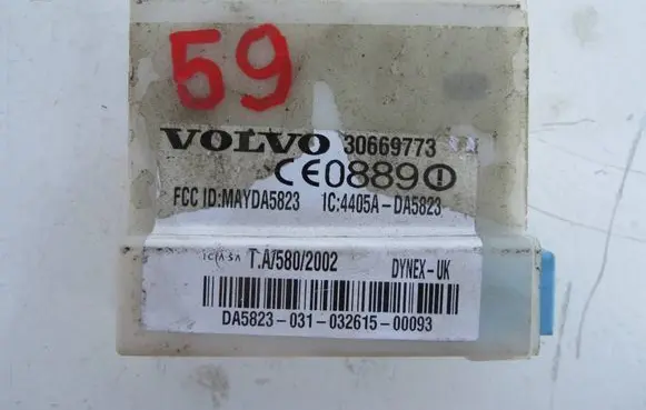 Volvo XC90 Alarm control unit/module 30669773 MAYDA5823 TA5802002