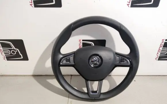 Skoda Octavia Mk3 (5E) Steering wheel 3V0419091L 5E0880201B