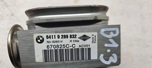 BMW 1 F20 F21 Air conditioning (A/C) expansion valve 9289832 64119289832 670825C