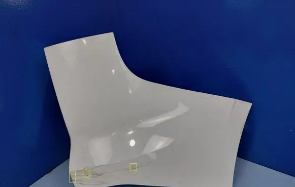 Rear bumper corner part panel trim