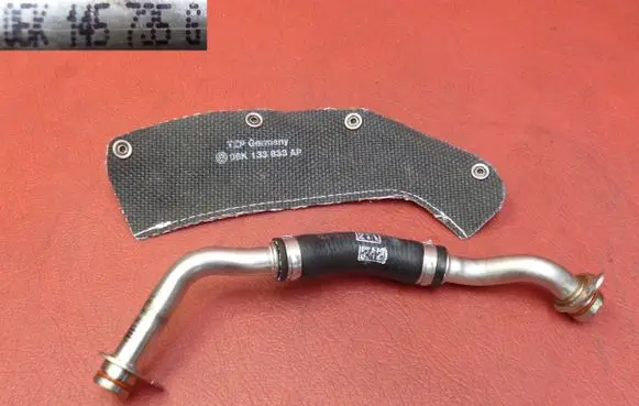 Audi A3 S3 8V Engine coolant pipe/hose 06K145735G