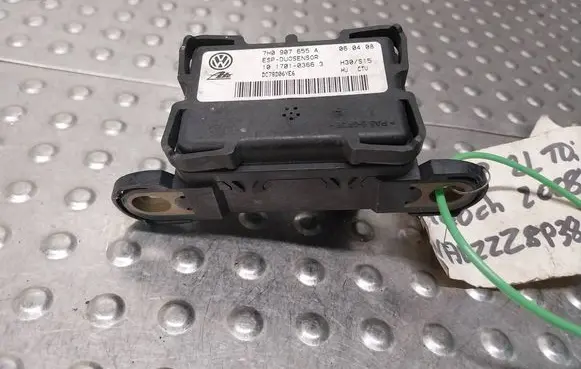 Volkswagen Golf V ESP acceleration yaw rate sensor 7H0907655A