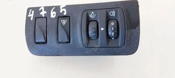 Headlight level height control switch
