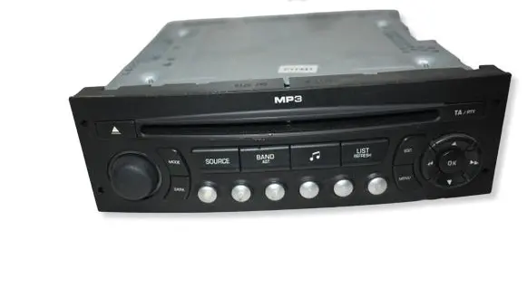 Peugeot 207 Radio/CD/DVD/GPS head unit 96662669XT 96662669