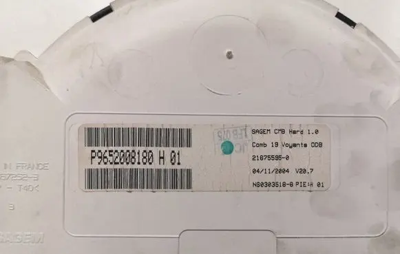 Citroen C3 Speedometer (instrument cluster) P9652008180 216672523 216755950