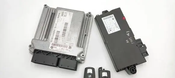 BMW 3 E90 E91 Engine ECU kit and lock set 9147226 61359147226 7811151