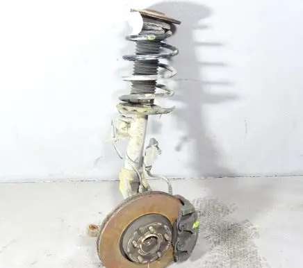 Front shock absorber with coil spring
