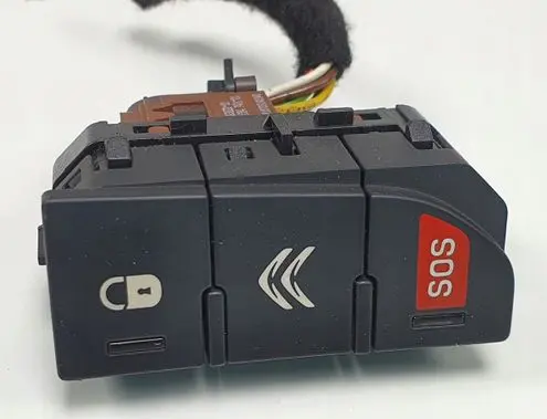 Citroen C5 Central locking switch button 96645838ZD