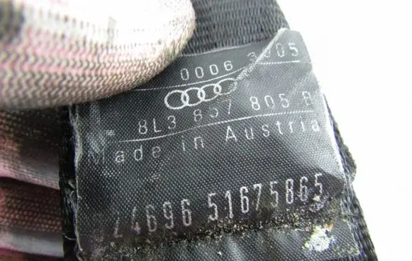 Audi A3 S3 8L Rear seatbelt 8L3857805B