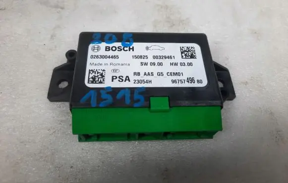 Peugeot 308 Parking PDC control unit/module 9675749680