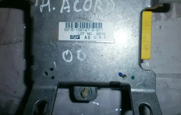 Honda Accord Airbag control unit/module 77960S84E91M1