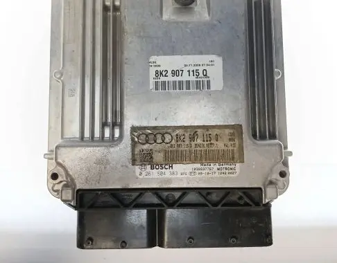 Audi A5 8T 8F Engine control unit/module 8K2907115Q 8K2907115D 0261S04383