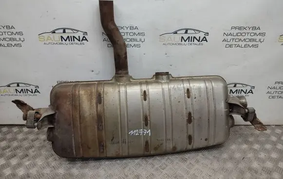Volkswagen Touareg II Rear muffler/silencer tail pipe 