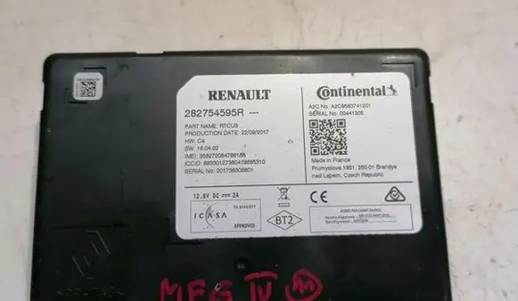 Renault Megane IV Other control units/modules 282754595R
