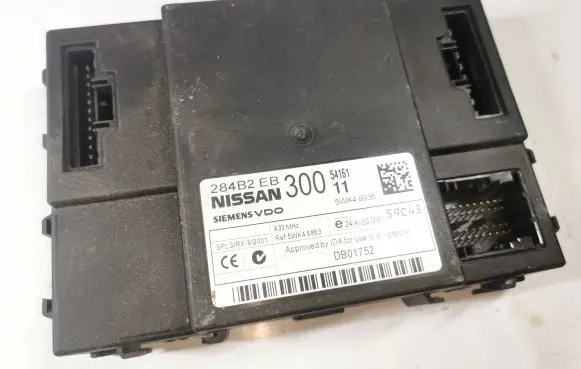 Nissan Navara D40 Comfort/convenience module 284B2EB300 DB01752 5WK4893