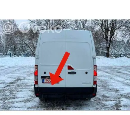 Renault Master III Rear door trim (molding) 908510003R