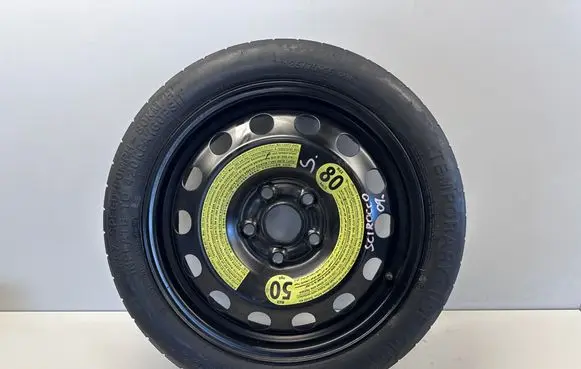 Volkswagen Scirocco R16 spare wheel