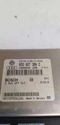 Audi A4 S4 B5 8D ESP (stability system) control unit 8D0907389D 0265109463