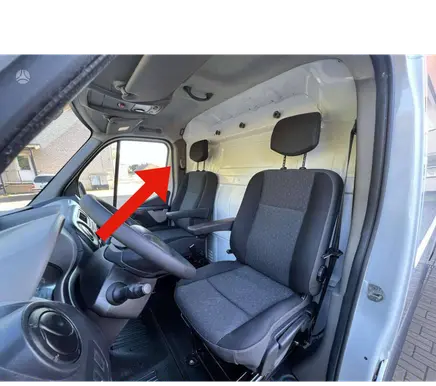 Opel Movano B Front seatbelt 868840018R 6256614