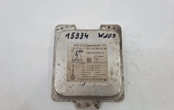 Mercedes-Benz E C207 W207 Headlight ballast module Xenon A2129007804 A2128205626 A2129024202