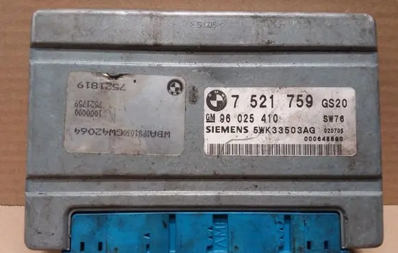 BMW 5 E39 Gearbox control unit/module 7521759 96025410 5WK33503AG