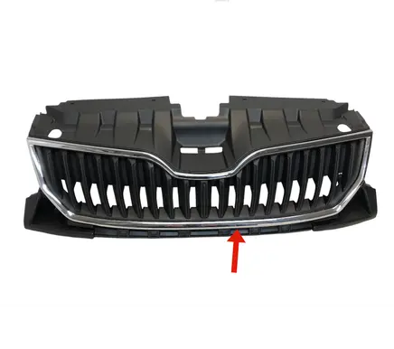 Skoda Fabia Mk3 (NJ) Front bumper upper radiator grill 6V0853653 Replacement TongYang