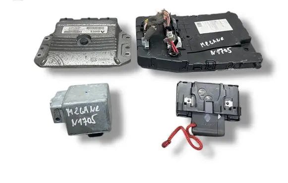 Renault Megane II Engine ECU kit and lock set 8200298457 8200110033 8200305576