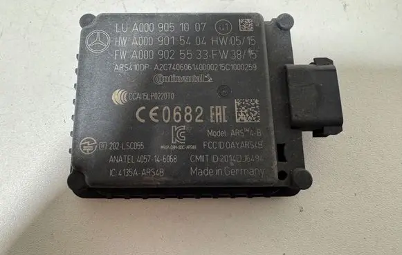 Mercedes-Benz E W213 Distronic sensor radar A0009051007 A0009015404 A0009025533