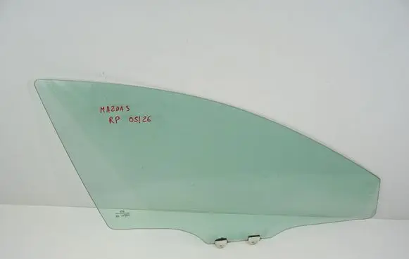 Mazda 3 II Front door window glass four-door 