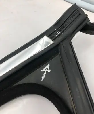 Mercedes-Benz C W206 Rubber seal front door window/glass A2067250500