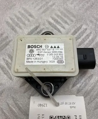 Audi A5 Sportback 8TA ESP acceleration yaw rate sensor 8R0907637B