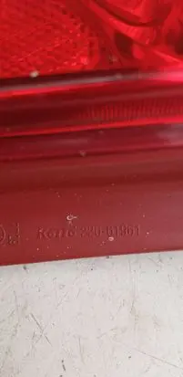 Mazda Premacy Rear/tail lights 22061961