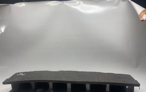Front bumper foam support bar