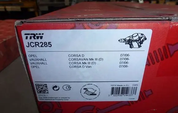 Opel Corsa C Steering wheel axle JCR285