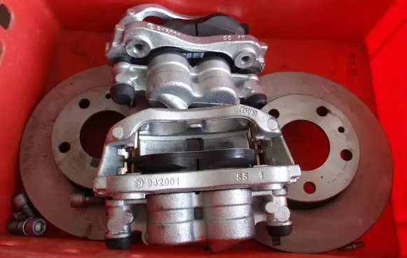Fiat Ducato Brake discs and calipers set 
