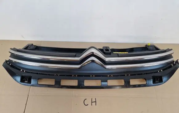 Citroen C3 Front bumper upper radiator grill 9812063477