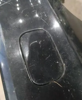 Audi Q7 4L Rear bumper row hook cap/cover 