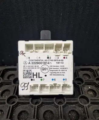 Mercedes-Benz GLC X253 C253 Door control unit/module A2C7452870800 A2229015803 A2229001814