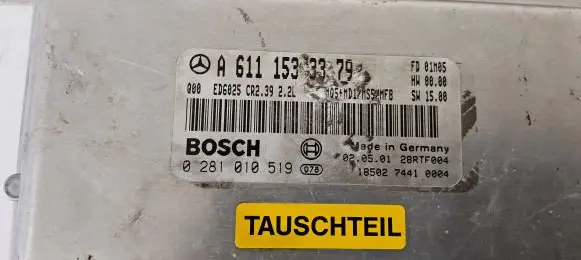 Mercedes-Benz Sprinter W901 W902 W903 W904 Engine control unit/module A6111533379 0281010519 28RTF004