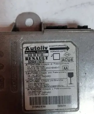 Renault Scenic II - Grand scenic II Airbag control unit/module 8200411013 603989700
