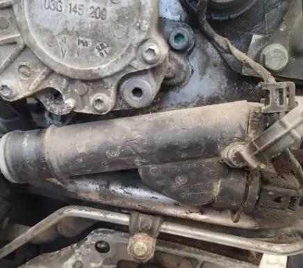 Volkswagen PASSAT B6 Engine coolant pipe/hose 038121132