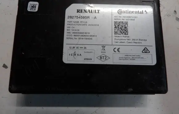 Renault Megane IV Other control units/modules 282754595R