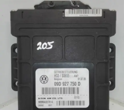 Volkswagen Touareg I Gearbox control unit/module 09D927750D